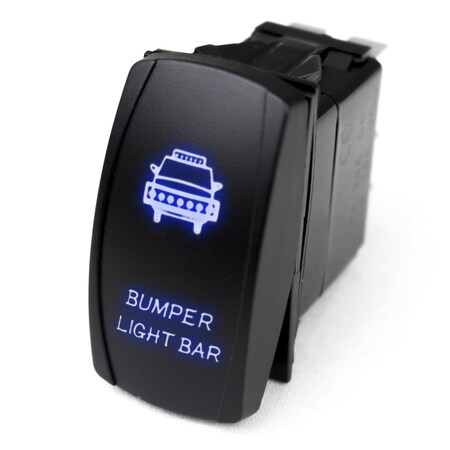 Race Sport Led Rocker Switch W/ Blue Led Radiance (Bumper Light Bar) RSLJ3B